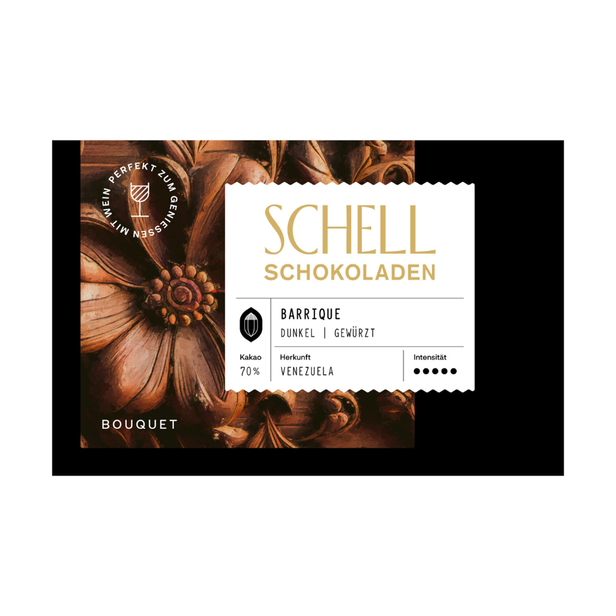 Barrique Edelherb Schokolade, Schell