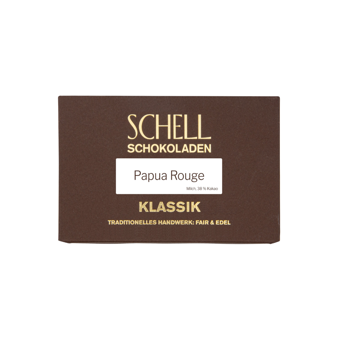 Papua Rouge Schokolade, Schell