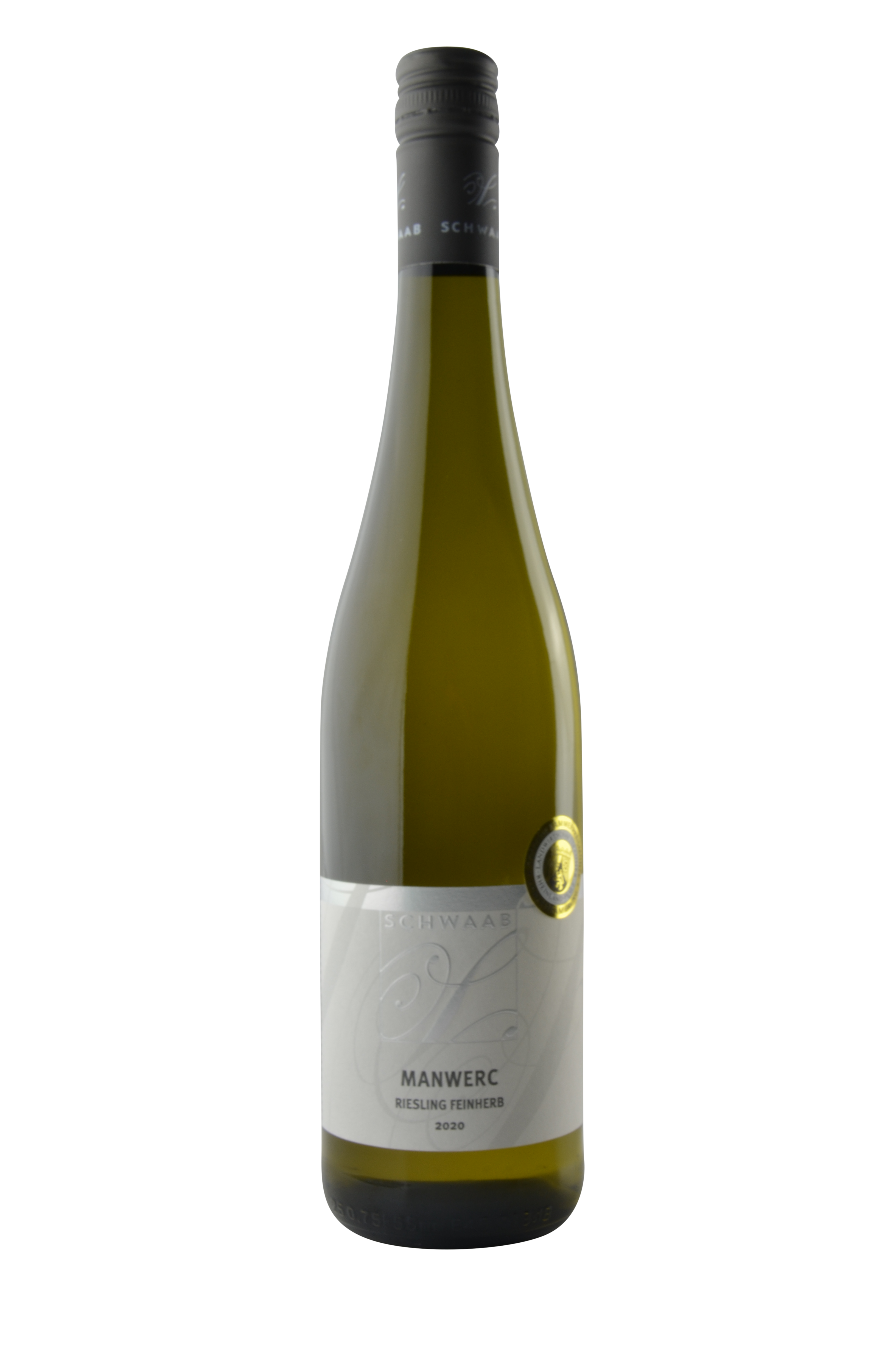MANWERC Riesling Feinherb QbA 2024, 2 Trauben Gault Millau 2025